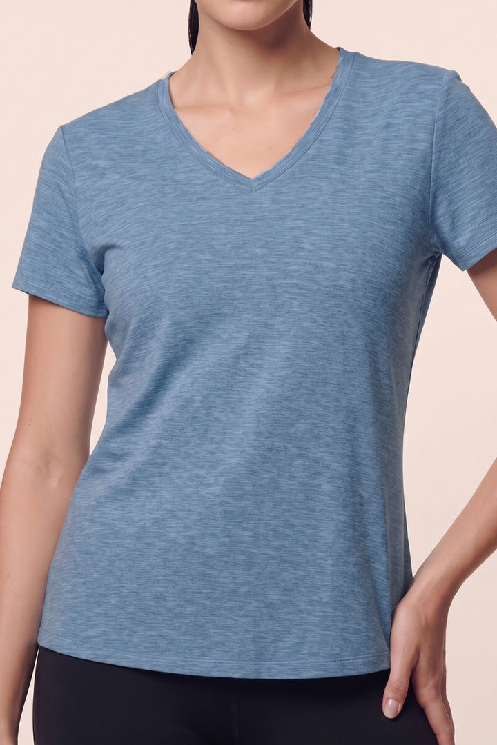 Zelocity Quick Dry Relaxed Top - Light Blue — image 5